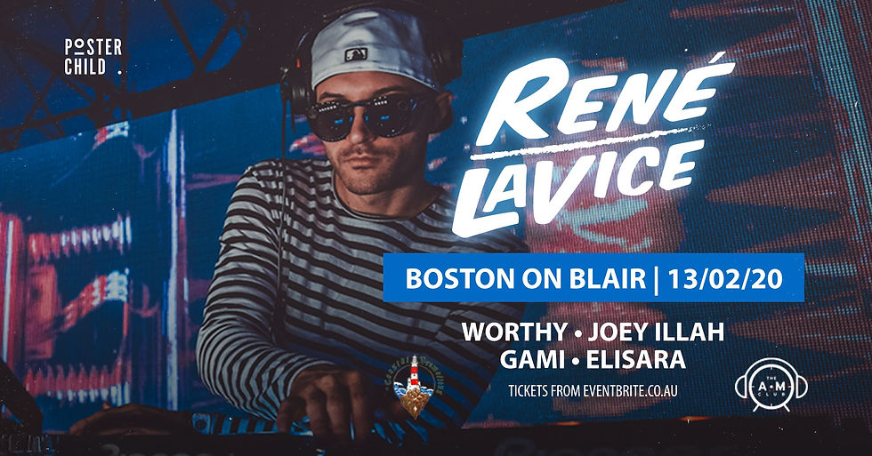 The A.M Club & Coastal Promotions Presents: Rene LaVice (CA)