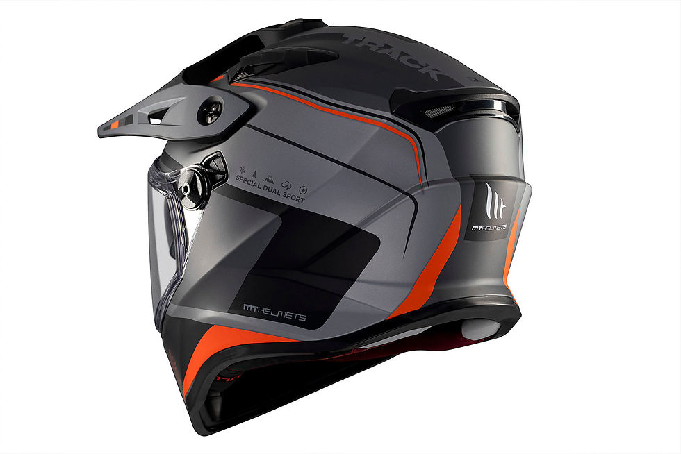 Miniatura: MT Helmets - TRACK SV ARIES C4 MAT