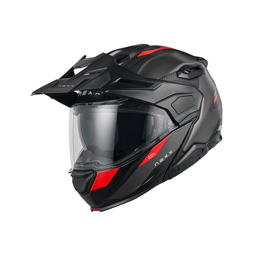 Miniaturbild: NEXX - X.LIFECOUNTRY HELM TERRA GRAU/ROT MAT