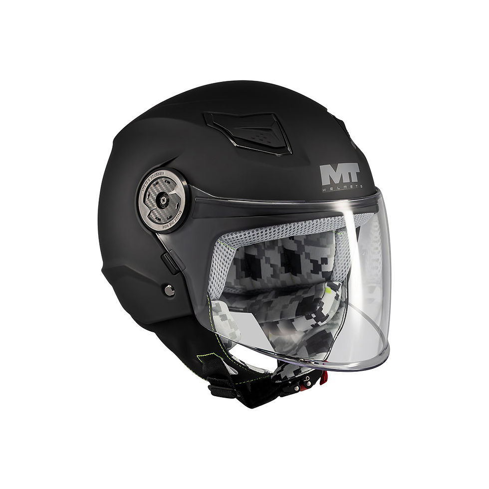 Miniature : MT Helmets - LITE PURE A1 MAT