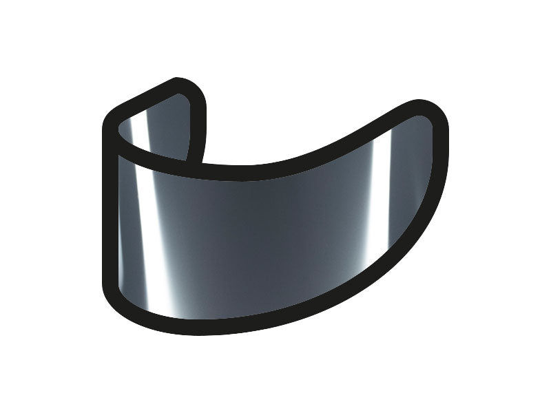MT HELMETS - ÉCRAN ARGENT/MIROIR MAX VISION MT-V-14