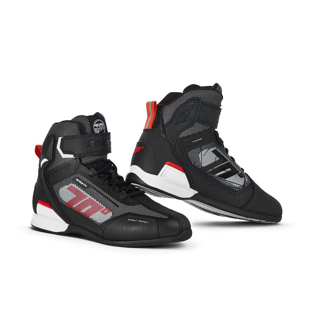 SEVENTY DEGREES - BOTTE SD-BR2 VELOCE NOIR/ROUGE/BLANC 36