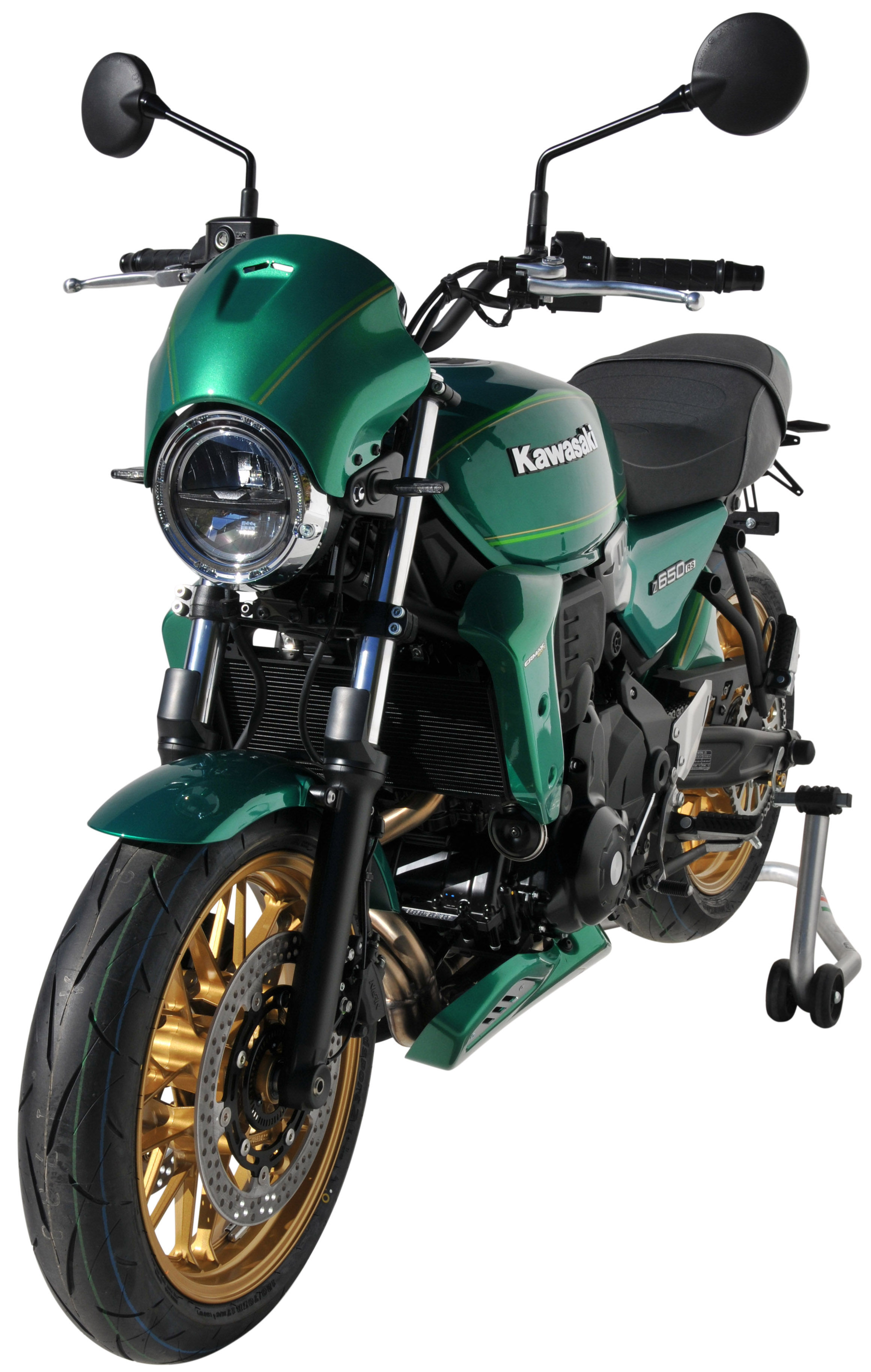 Ermax-T�te de Fourche Z 650 RS 22 - Noir Vert Gris 22