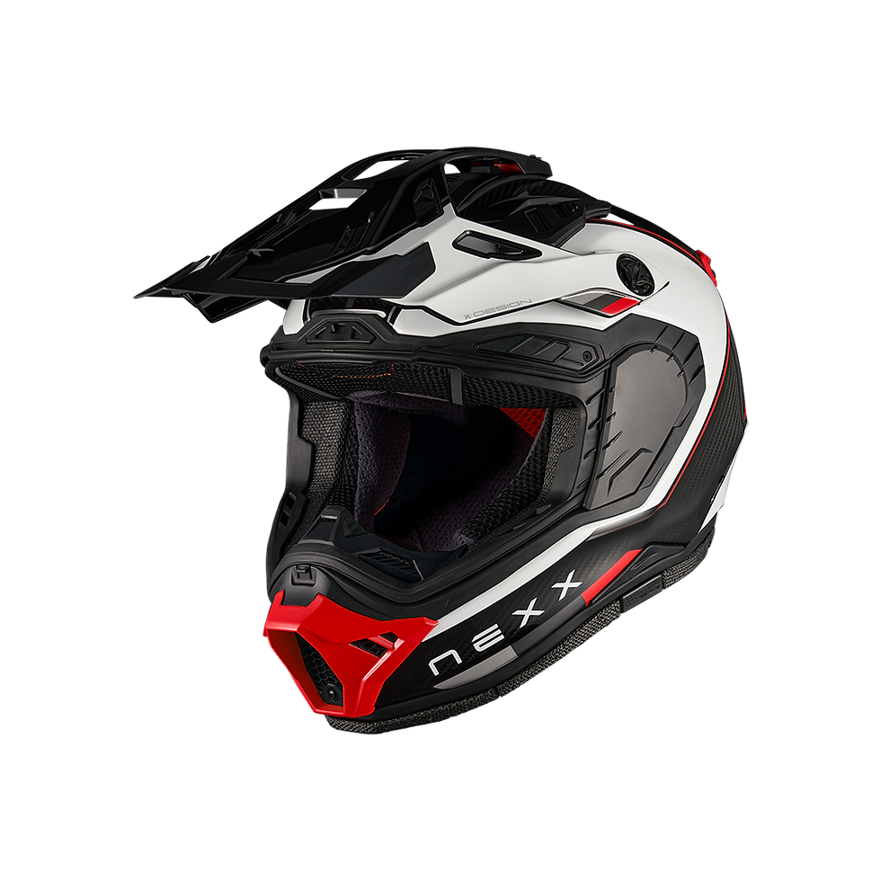 Thumbnail: NEXX - CASQUE X.RALLY RAID WHITE/RED