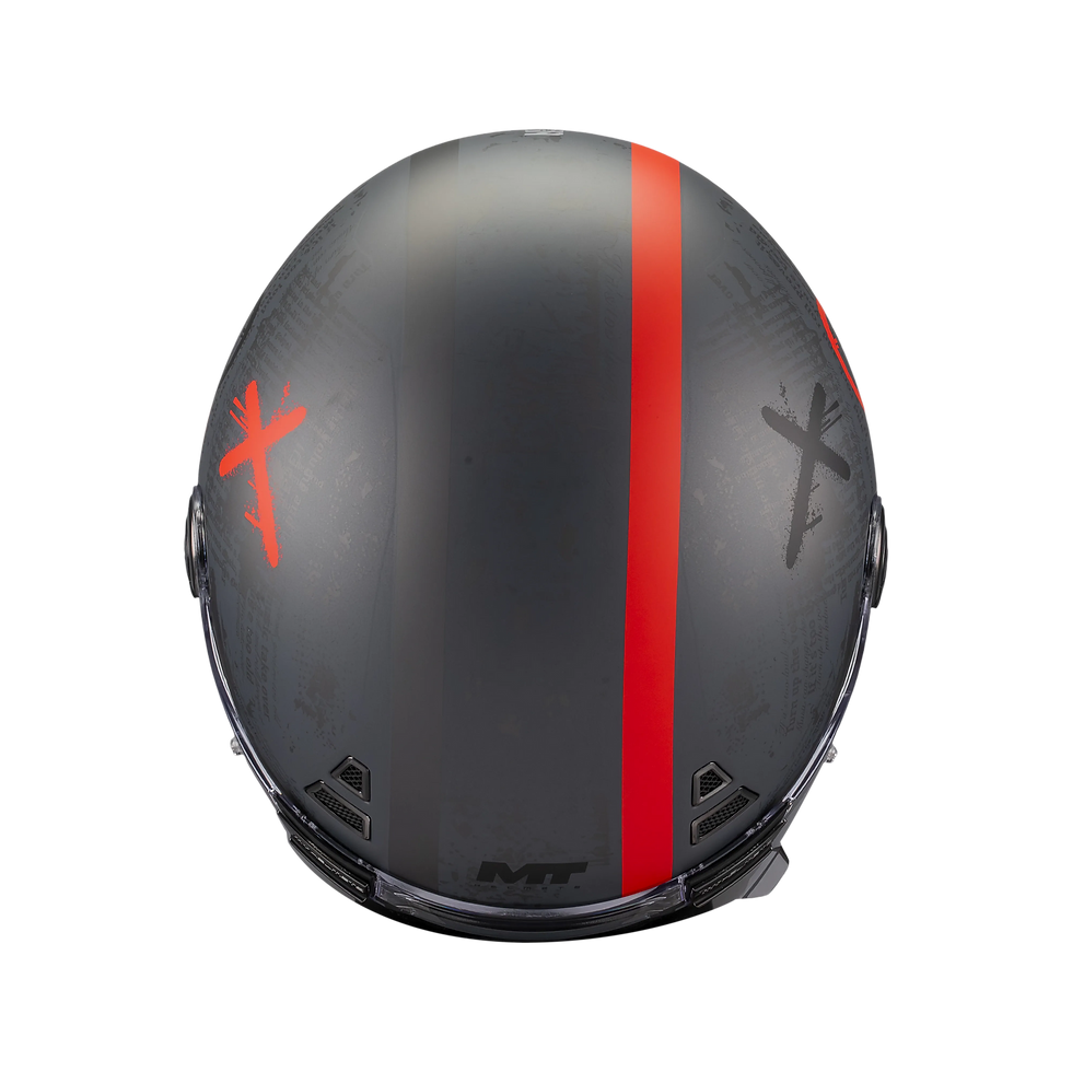Miniature : MT Helmets - JARAMA SV PAPERCUT C15 MAT