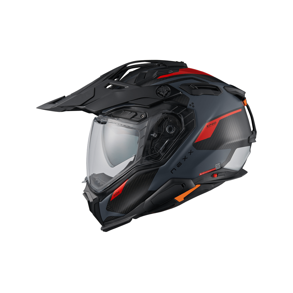 NEXX - CASQUE X.WED3 CARBON KEYO GRIS/RED MAT