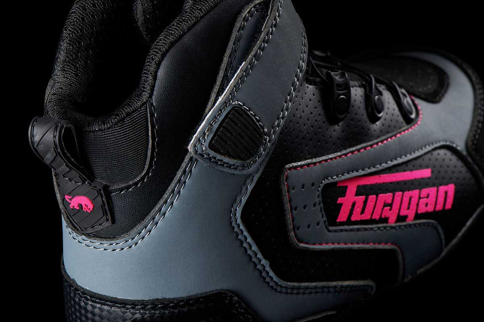 Miniatura: V4 EASY D3O® VENTED LADY - Noir-Rose - FURYGAN