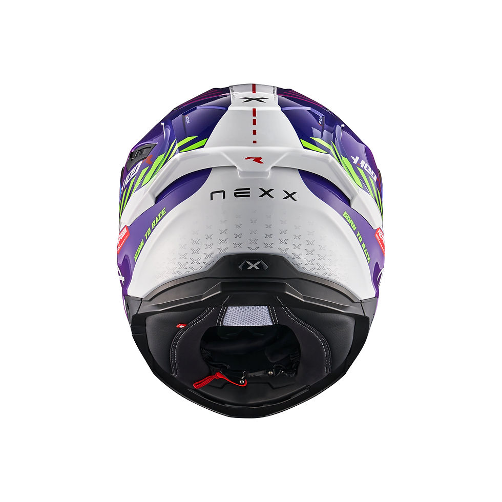 Miniatura: NEXX - CASQUE Y.100R FADE PURPLE/WHITE