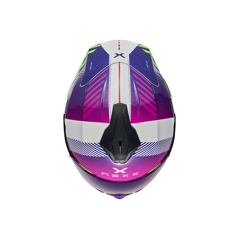 Miniatura: NEXX - CASQUE Y.100R FADE PURPLE/WHITE