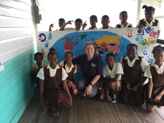 Arthurville Primary School World Map Project
