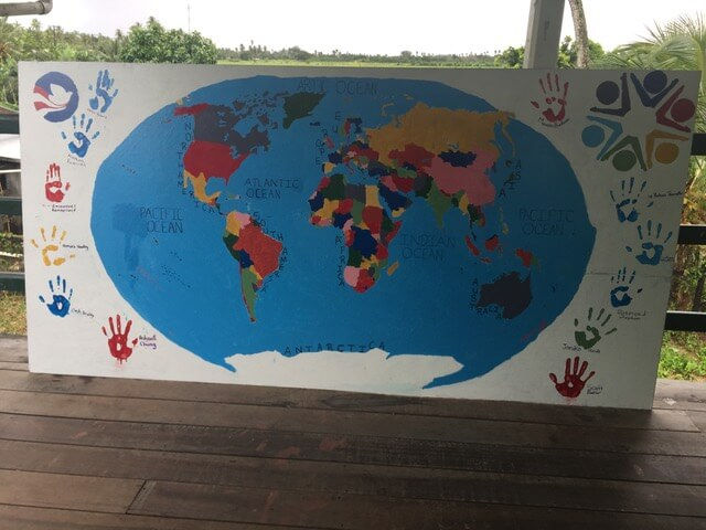 Arthurville Primary School World Map Project