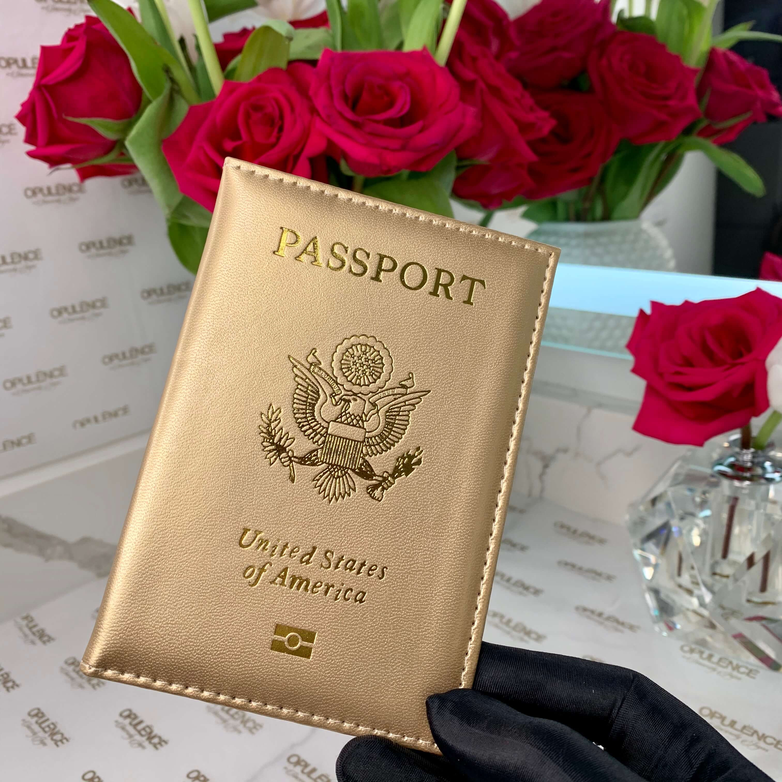 Passport Cover (Gold)