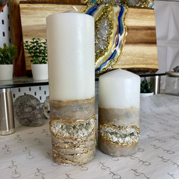 Opulux Designs Concrete Geode Candle Class