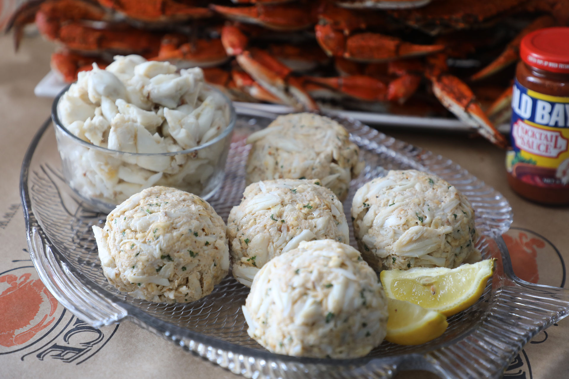 Crab Place Jumbo lump crab meat crab cakes