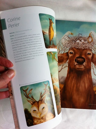 Article de presse à propos de l'artiste animalier Corine Perier