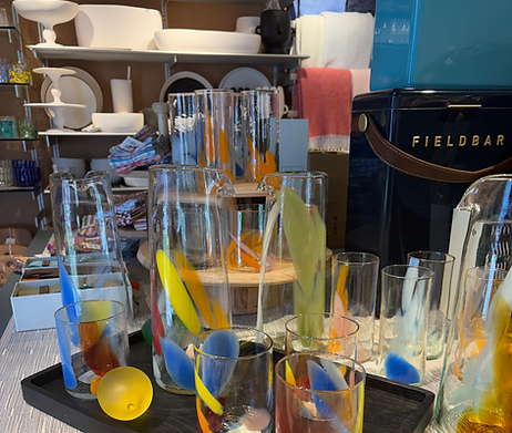 Bow Glassware colorful drinking glasses