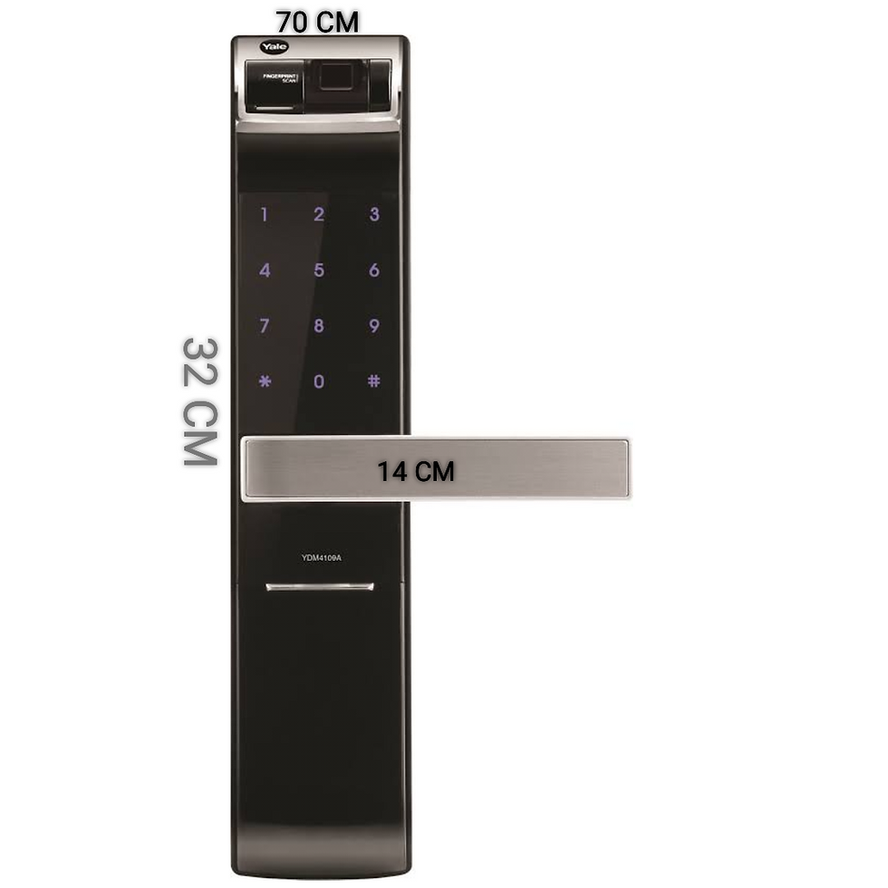 Thumbnail: YDM 4109A Smart Lock, Black