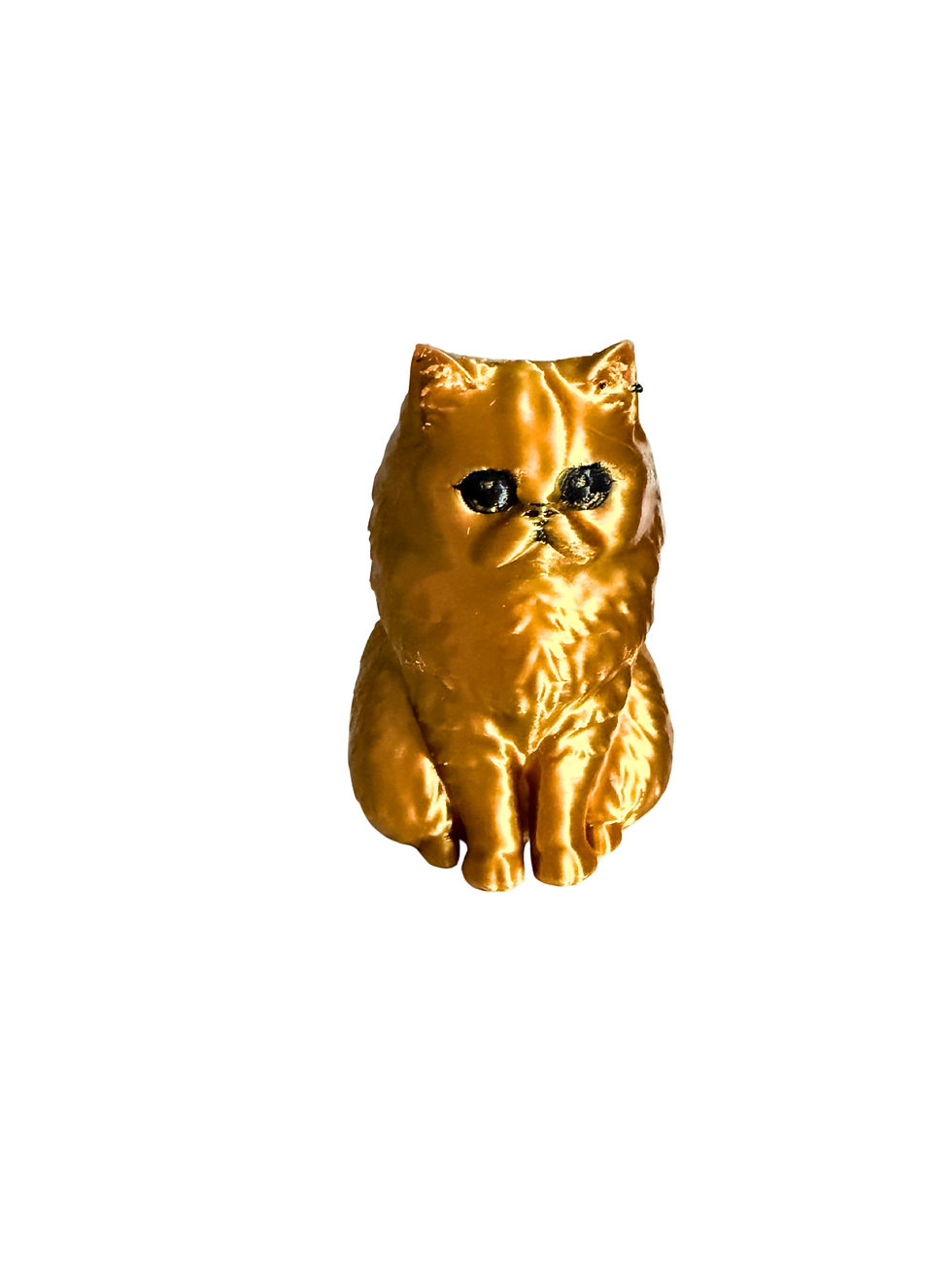Miniaturbild: 3D Perser Katze in bronze oder gold