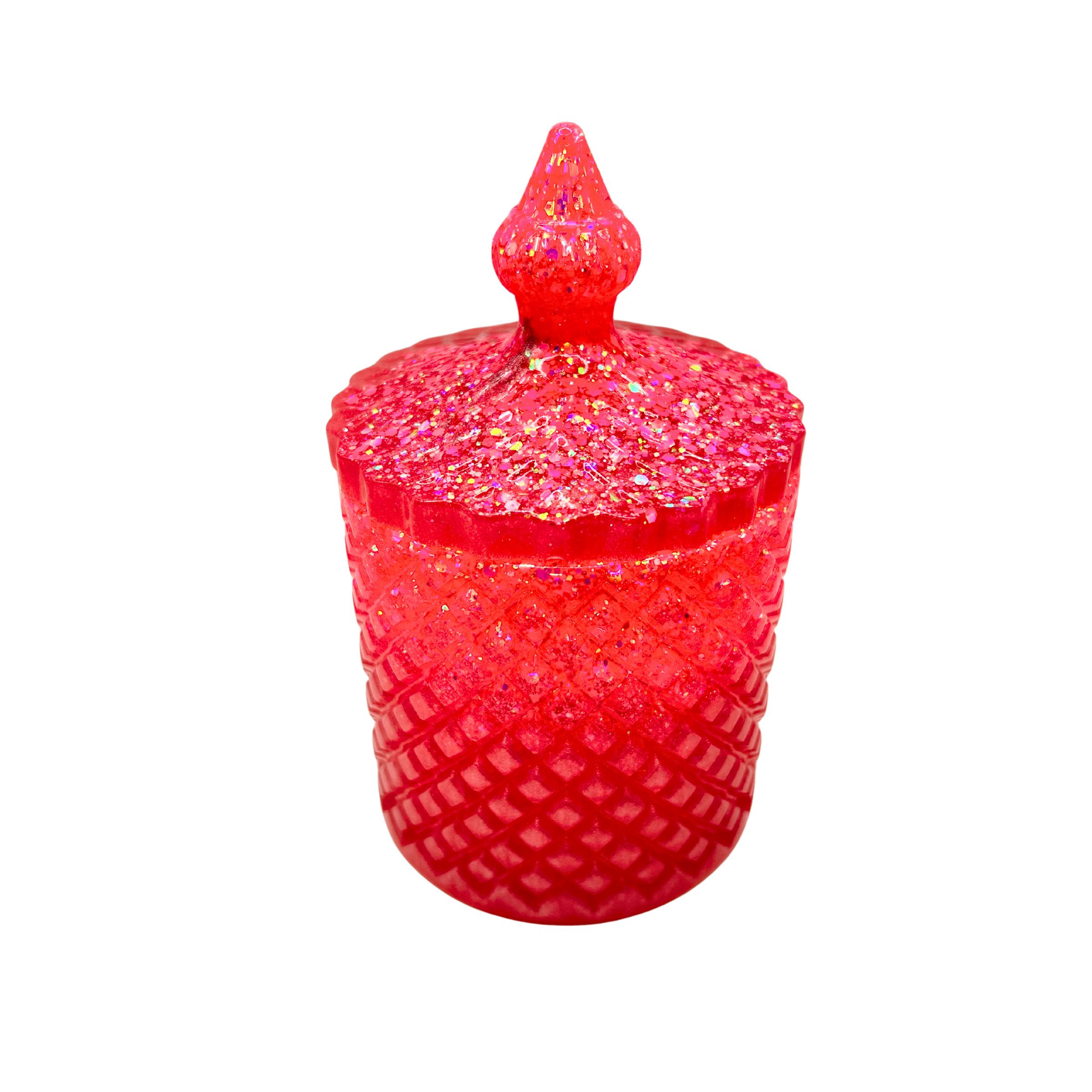 Schatulle in Babypink Glitzer/Pink Quartz