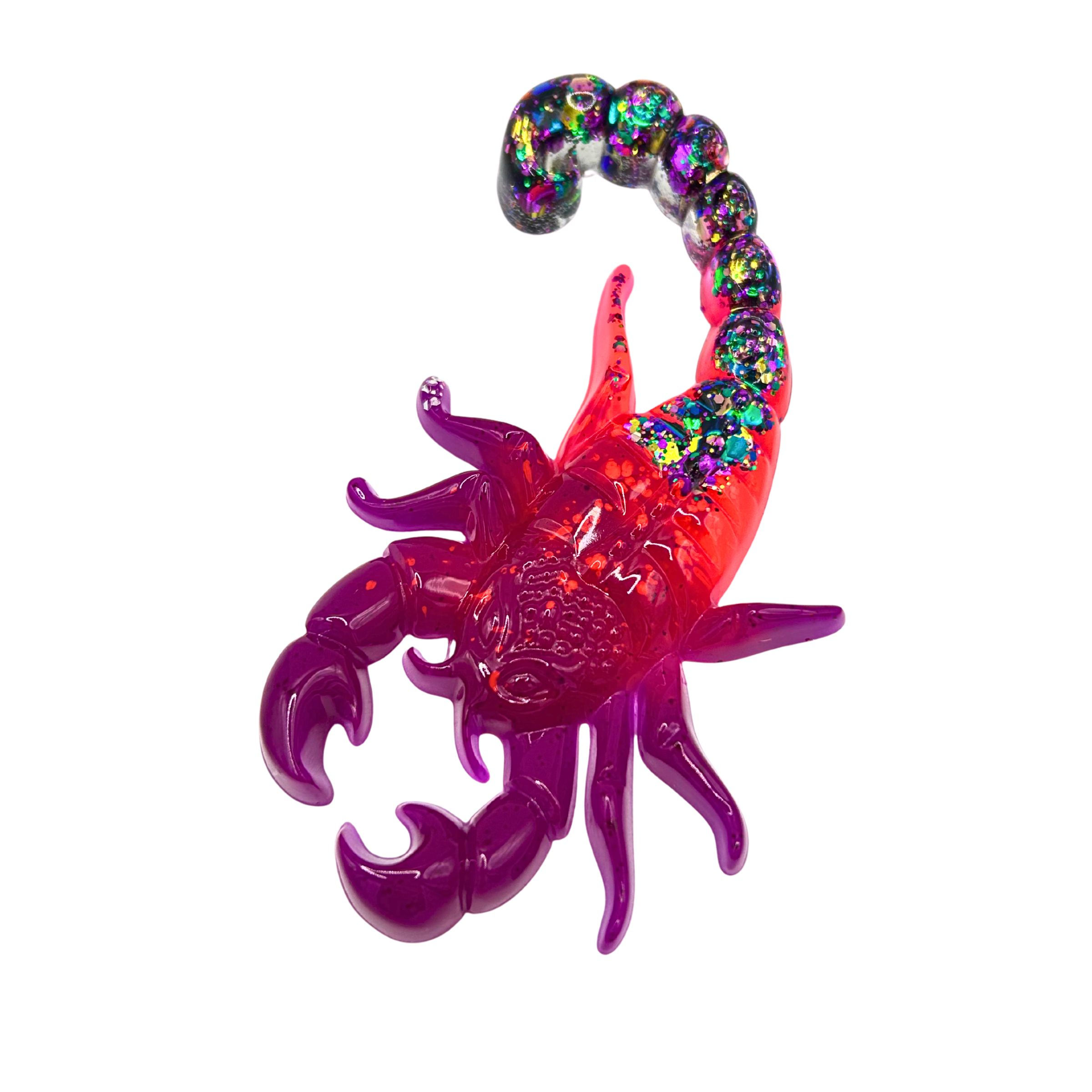 Skorpion in Neonfarben & Festival Fun Glitzer