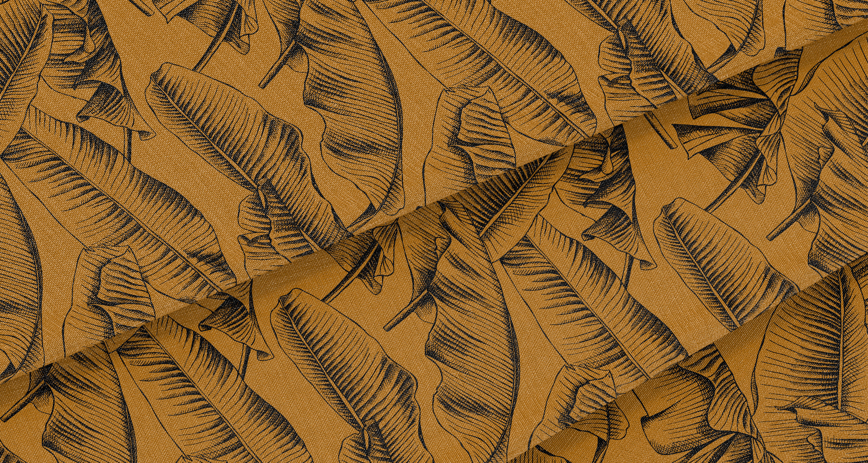 TROPICAL SAFARI | Banana Leaves Mustard