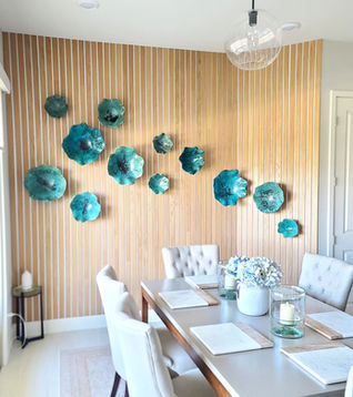 wood accent wall, kitchen feature all, kitchen slat wall, white oak slats