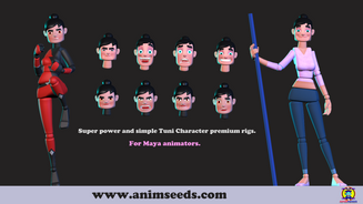 The Animseeds offer premium characters for student shots.