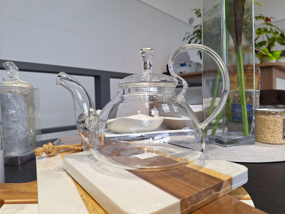 Miniatura: Tetera de vidrio, borosilicato.