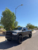 Lifted Dodge Ram 2500 professionally detailed with mobile auto detailing service in Peoria, Arizona