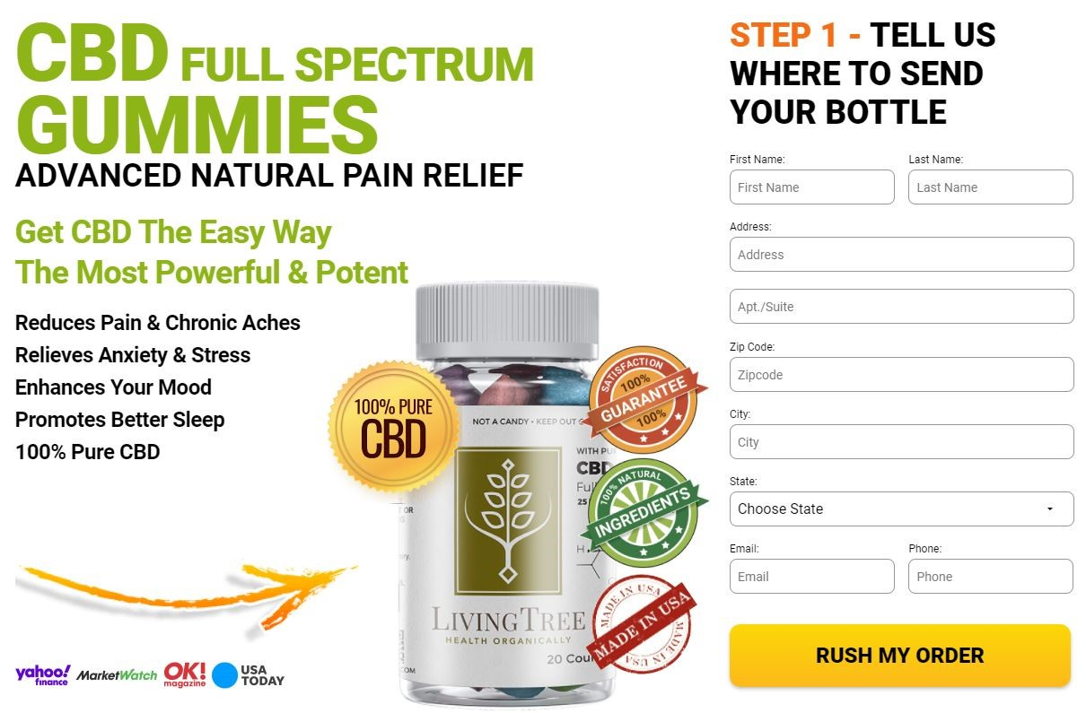 LivingTree CBD Gummies Reviews |SCAM Or Legit| Where To Order CBD Pain Relief Gummies? content media
