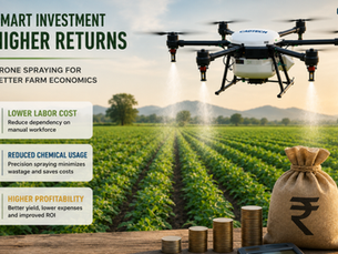Farmer Economics: How Drone Spraying Reduces Costs and Increases Farm Profitability