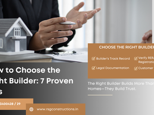 How to Choose the Right Builder: 7 Proven Tips