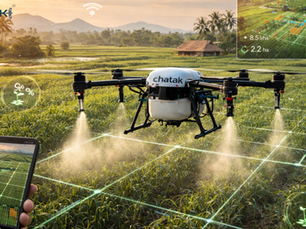 Precision Spraying with Chatak Drones: Reducing Chemical Use and Improving Crop Health