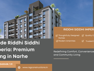 Inside Riddhi Siddhi Imperia: Premium Living in Narhe