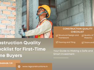 Construction Quality Checklist for First-Time Home Buyers