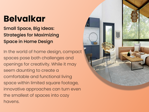 Small Space, Big Ideas: Strategies for Maximizing Space in Home Design