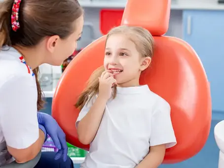 Phase 1 braces evaluation for a child with mixed baby and permanent teeth