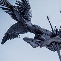 sculpture pneu récupération animaux rat