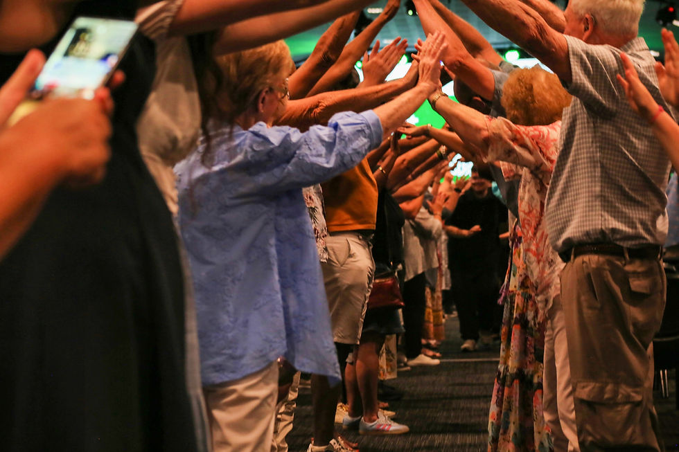 Walking through a tunnel of blessing!
