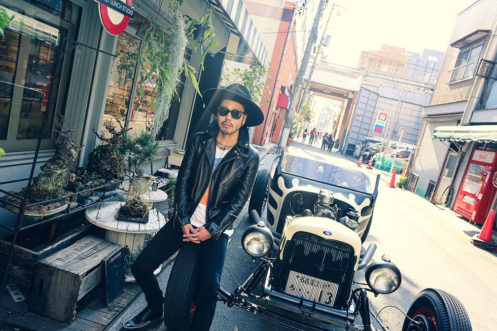 サムネイル： EVILWIRE×Mr.CASANOVA "THE PHANTOM" BROWN TORTOISE/GREEN SMOKE LENS