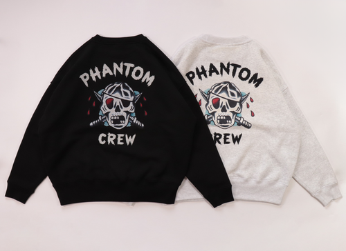 PHANTOM CREW】 wide silhouette sweat | EVILWIRE / STORE