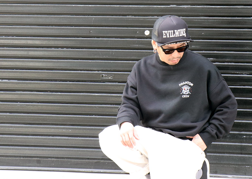 サムネイル： 【PHANTOM CREW】 wide silhouette sweat