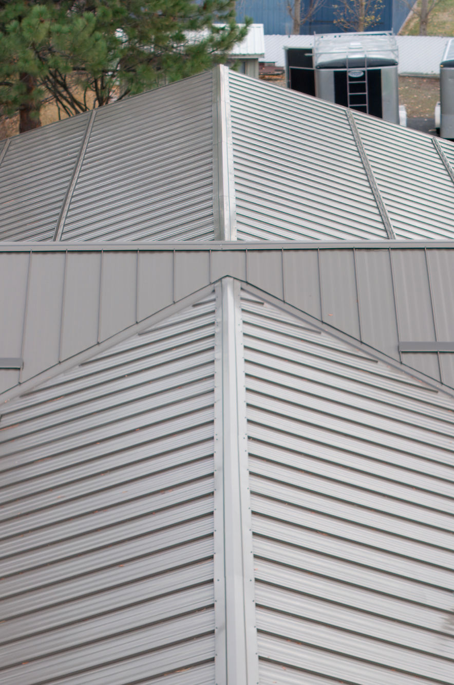 All custom standing seam metal roof in Missoula Montana