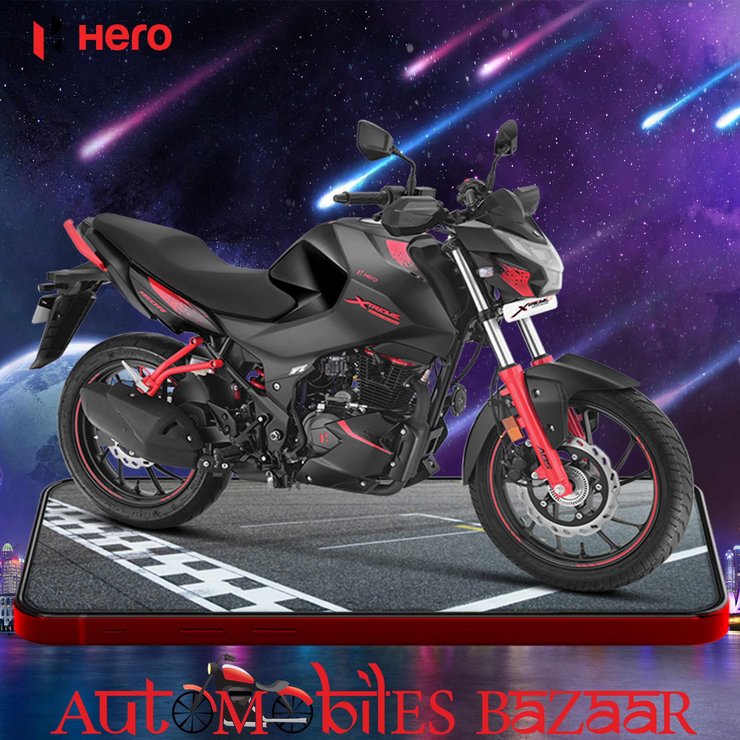 Hero Xtreme Stelth (Ex-Showroom Price)