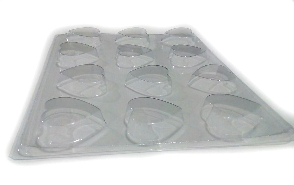 Miniatura: Moldes Acetato Para Chocolatinas De Corazones