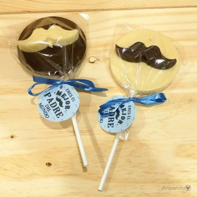 Miniatura: Moldes Acetato Para Chocolatinas Sombreros Y Bigotes Dia Del Padre