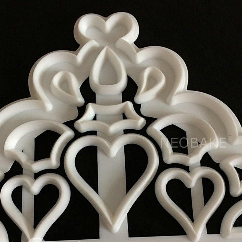 Miniatura: Juego 2 Moldes Coronas 3d Para Tortas Y Cupcakes