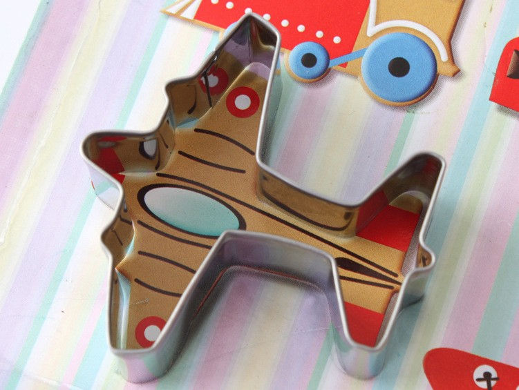 Miniatura: Juego 4 Cortadores  Grandes de Transportes Para Fondant Y Galletas