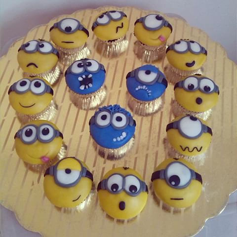 Miniatura: Capacillos De Minions Para Cupcakes 25 Unidades