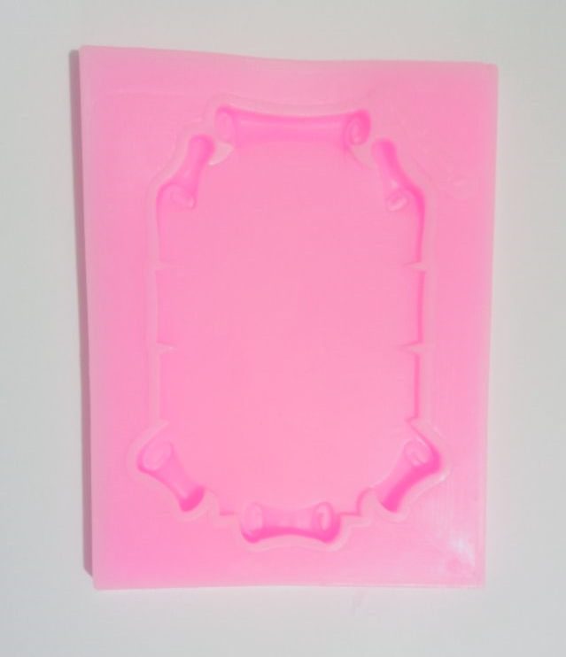 Miniatura: Molde Mapa Pergamino Vintage Para Fondant Chocolate Caramelo